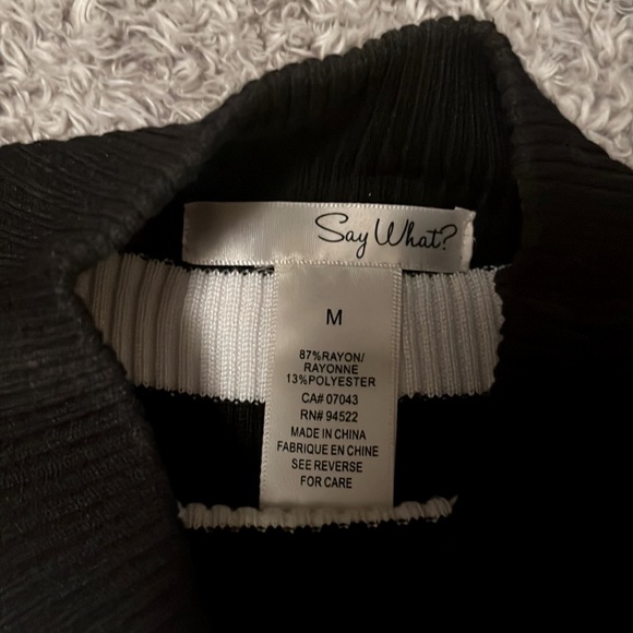 Black and White Striped Sweater - Picture 2 of 2